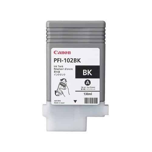Canon PFI-102BK Zwart 130 ml - 0895B001