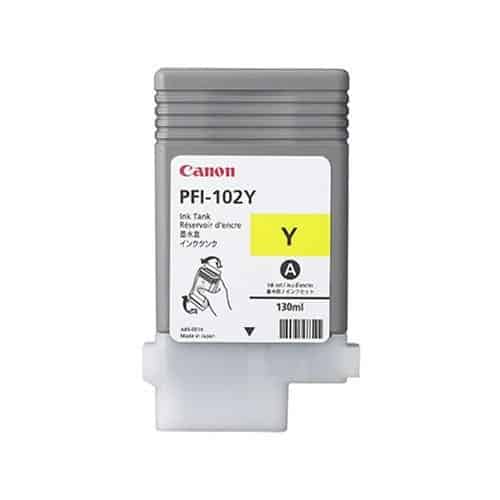 Canon PFI-102Y Geel 130 ml - 0898B001