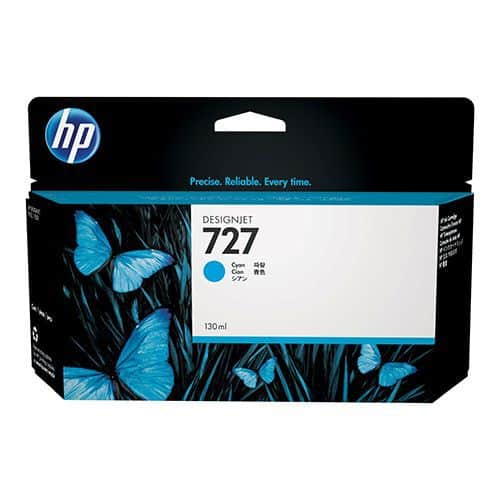 HP 727 - 130 ml Cyaan inkt cartridge - B3P19A
