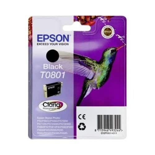 Epson Zwart T0801 Claria inkt cartridge - C13T08014011