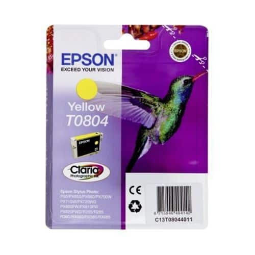 Epson T0804 Geel - Claria inkt
