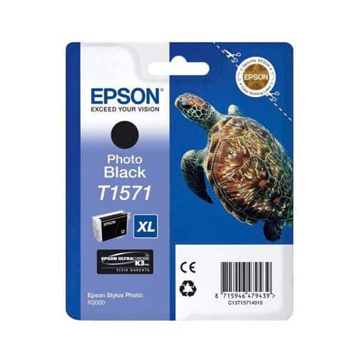 Epson T1571 - 26 ml Foto Zwart inkt cartridge - C13T15714010