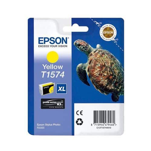 Epson T1574 - 26 ml Geel inkt cartridge - C13T15744010