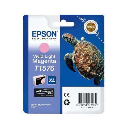 Epson T1576 - 26 ml Vivid Licht Magenta inkt cartridge - C13T15764010