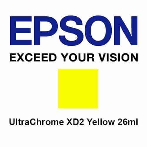 Epson 26 ml Geel UltraChrome XD2 inkt cartridge - C13T40C440 2 Epson 26 ml Geel UltraChrome XD2 inkt cartridge - C13T40C440 - Afbeelding 2
