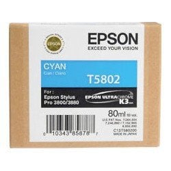 Epson T5802 - 80 ml Cyaan inkt cartridge - C13T580200