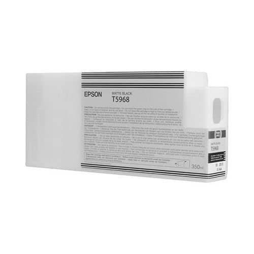Epson T5968 - 350 ml Mat Zwart inkt cartridge - C13T59680N