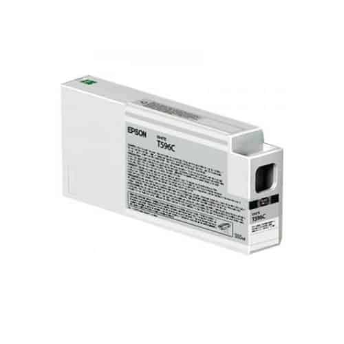 Epson T596C - 350 ml Wit inkt cartridge - C13T596C00