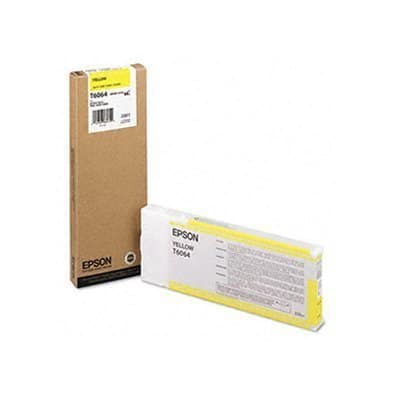 Epson T6064 - 220 ml Geel inkt cartridge - C13T606400