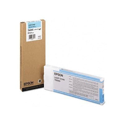 Epson T6065 - 220 ml Licht Cyaan inkt cartridge - C13T606500