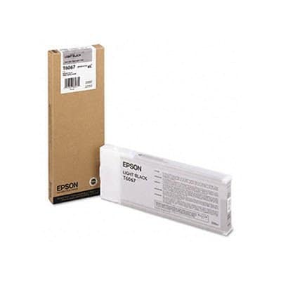 Epson T6067 - 220 ml Licht Zwart inkt cartridge - C13T606700