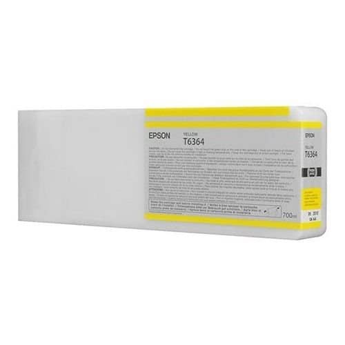 Epson T6364 - 700 ml Geel inkt cartridge - C13T636400