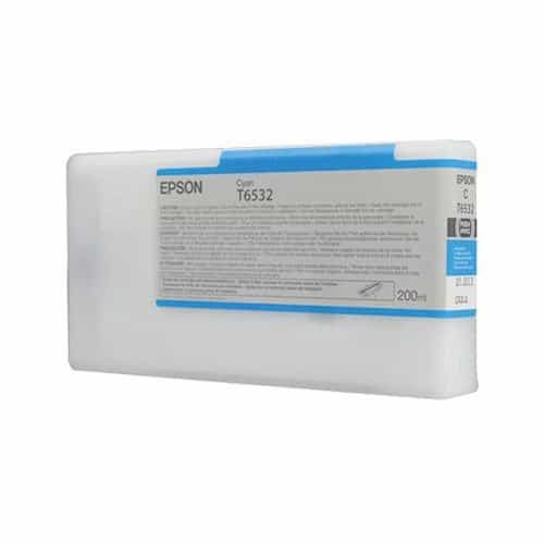 Epson T6532 - 200 ml Cyaan inkt cartridge - C13T653200
