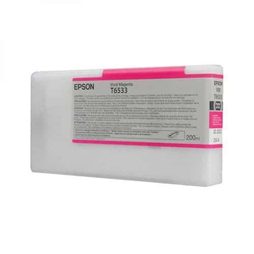 Epson T6533 - 200 ml Vivid Magenta inkt cartridge - C13T653300
