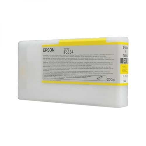 Epson T6534 - 200 ml Geel inkt cartridge - C13T653400
