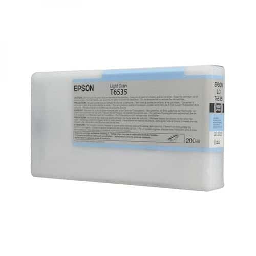 Epson T6535 - 200 ml Licht Cyaan inkt cartridge - C13T653500