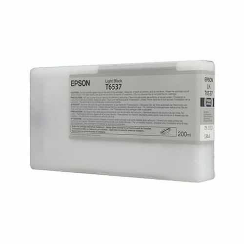 Epson T6537 - 200 ml Licht Zwart inkt cartridge - C13T653700