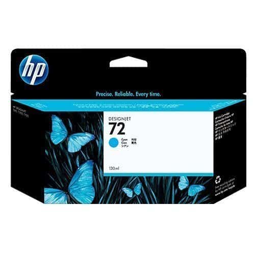 HP 72 - 130 ml Cyaan inkt cartridge - C9371A