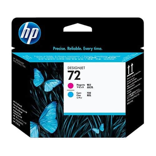 HP 72 Printkop Magenta - Cyaan - C9383A