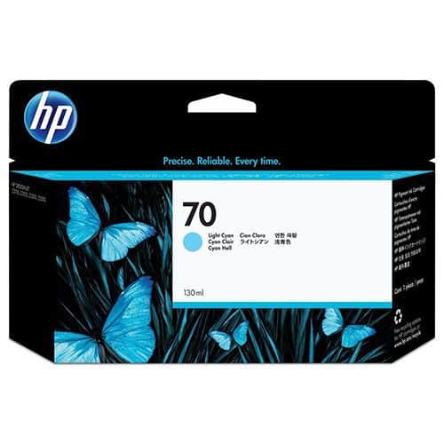 HP 70 - 130 ml Licht Cyaan inkt cartridge - C9390A