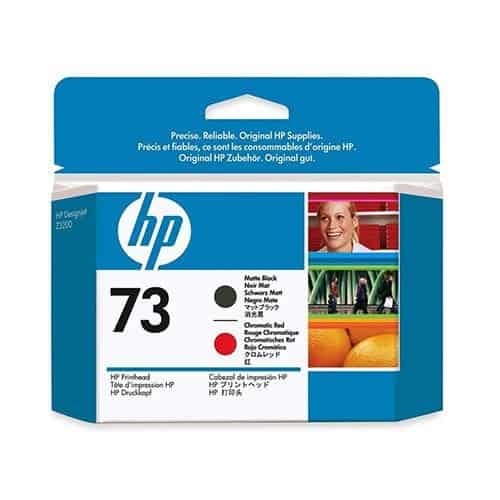 HP 73 Printkop Mat Zwart - Chromatisch Rood - CD949A