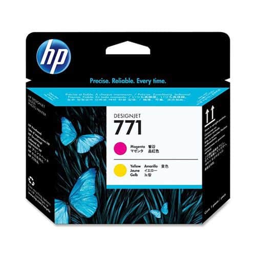 HP 771 Printkop Magenta - Geel - CE018A