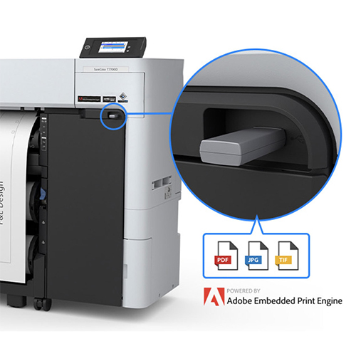 Epson SureColor SC-T3700DE - A1 Plotter - 24 inch - C11CH80302A0 4 Epson SureColor SC-T3700DE - A1 Plotter - 24 inch - C11CH80302A0 - Afbeelding 4