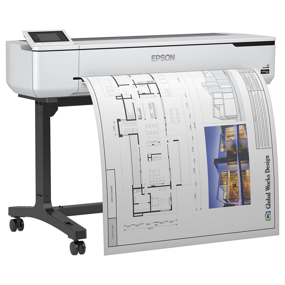 Epson SureColor SC-T5100 - A0 Plotter - 36 inch - C11CF12301A0 2 Epson SureColor SC-T5100 - A0 Plotter - 36 inch - C11CF12301A0 - Afbeelding 2