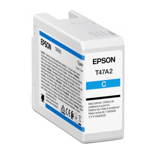 Epson 50 ml UltraChrome Pro 10 Cyaan - C13T47A200