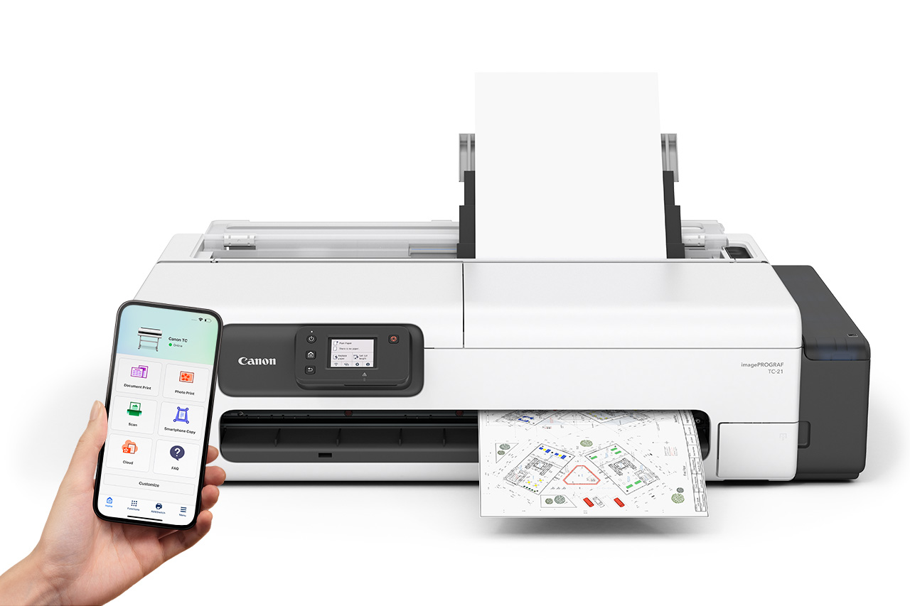 Canon imagePROGRAF TC-21 - A1 Plotter - 24 inch - 7055C003 10 Canon imagePROGRAF TC-21 - A1 Plotter - 24 inch - 7055C003 - Afbeelding 10