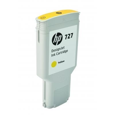 HP 727 - 300 ml Geel Inkt Cartridge - F9J78A