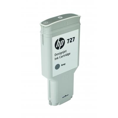 HP 727 - 300 ml Grijs Inkt Cartridge - F9J80A