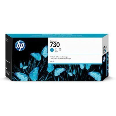 HP 730 - 300 ml Cyaan DesignJet Inkt Cartridge - P2V68A