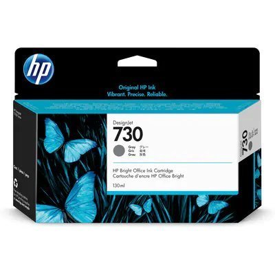 HP 730 - 130 ml Grijs DesignJet Inkt Cartridge - P2V66A