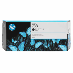 HP 738 300-ml Black/Zwart DesignJet Ink Cartridge - 498N8A