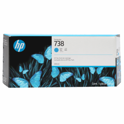 HP 738 300-ml Cyaan DesignJet Ink Cartridge - 676M6A