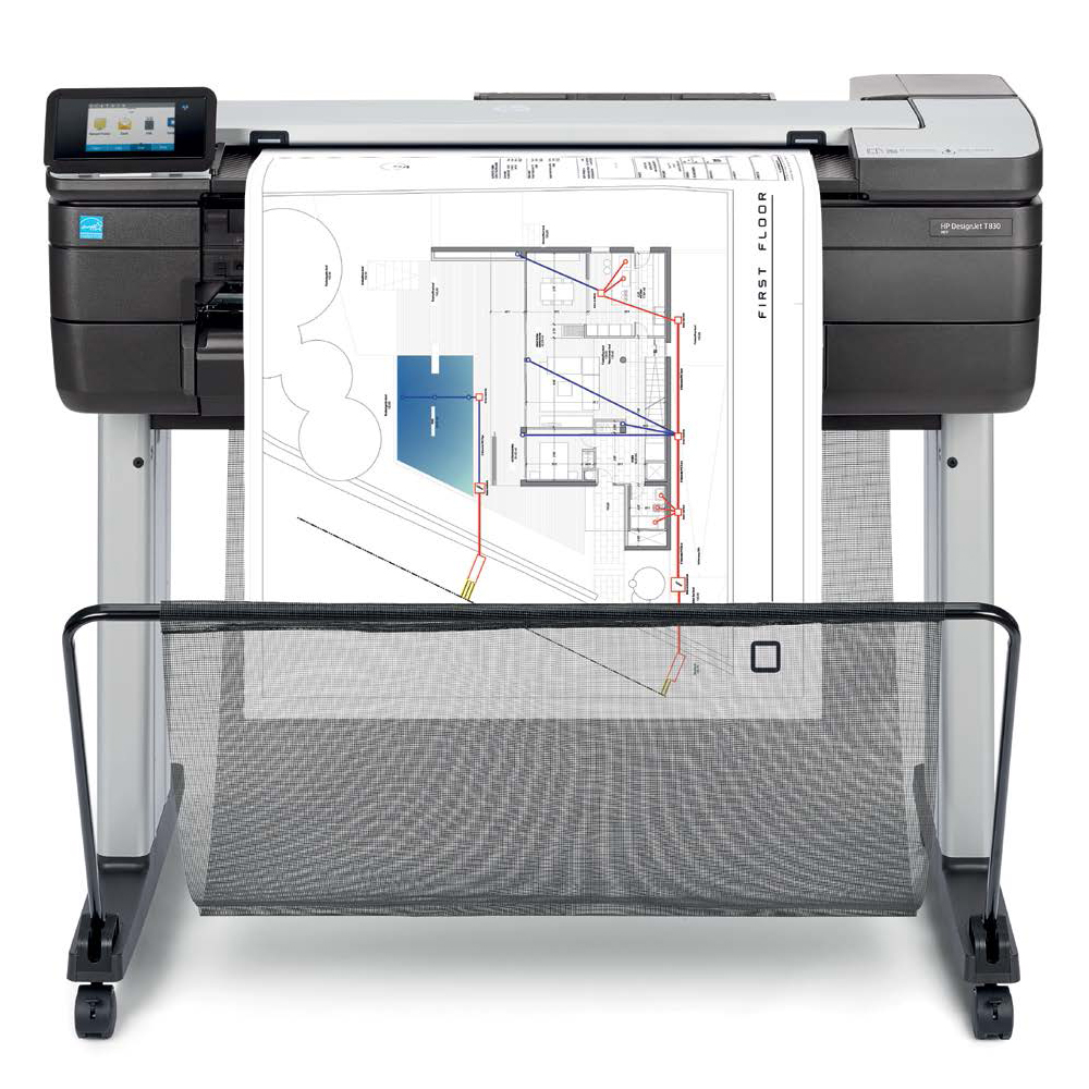 HP DesignJet T830 MFP - A1 Plotter - 24 inch - F9A28D
