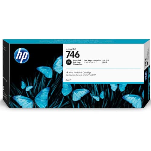HP 746 Foto Zwart, 300 ml - P2V82A