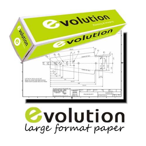 Evolution-paper plotterpapier CAD lijntekeningen