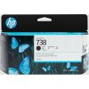 HP 738 Black/Zwart DesignJet Ink Cartridge - 130ml - 498N4A