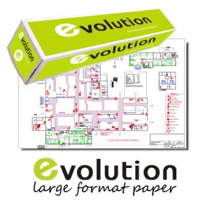 Evolution-paper plotterpapier CAD kleur